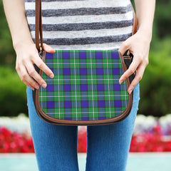 Alexander Tartan Saddle Handbags