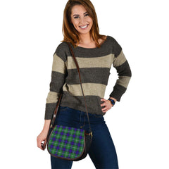 Alexander Tartan Saddle Handbags