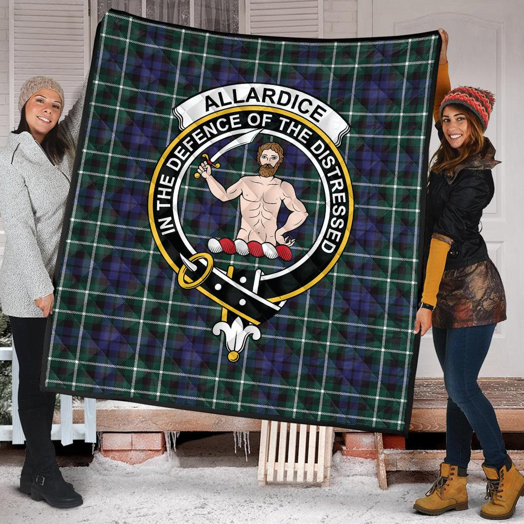 Allardice Tartan Crest Quilt