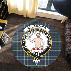 Allardice Tartan Crest Round Rug