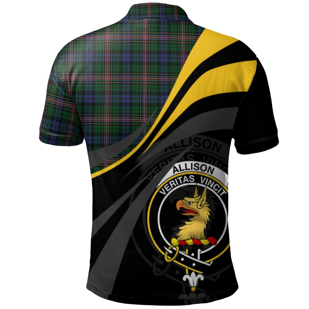 Allison Tartan Polo Shirt - Royal Coat Of Arms Style