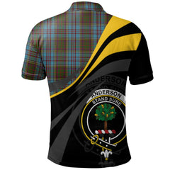 Anderson Tartan Polo Shirt - Royal Coat Of Arms Style