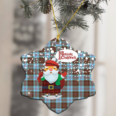 Anderson Ancient Tartan Christmas Ceramic Ornament - Santa Style