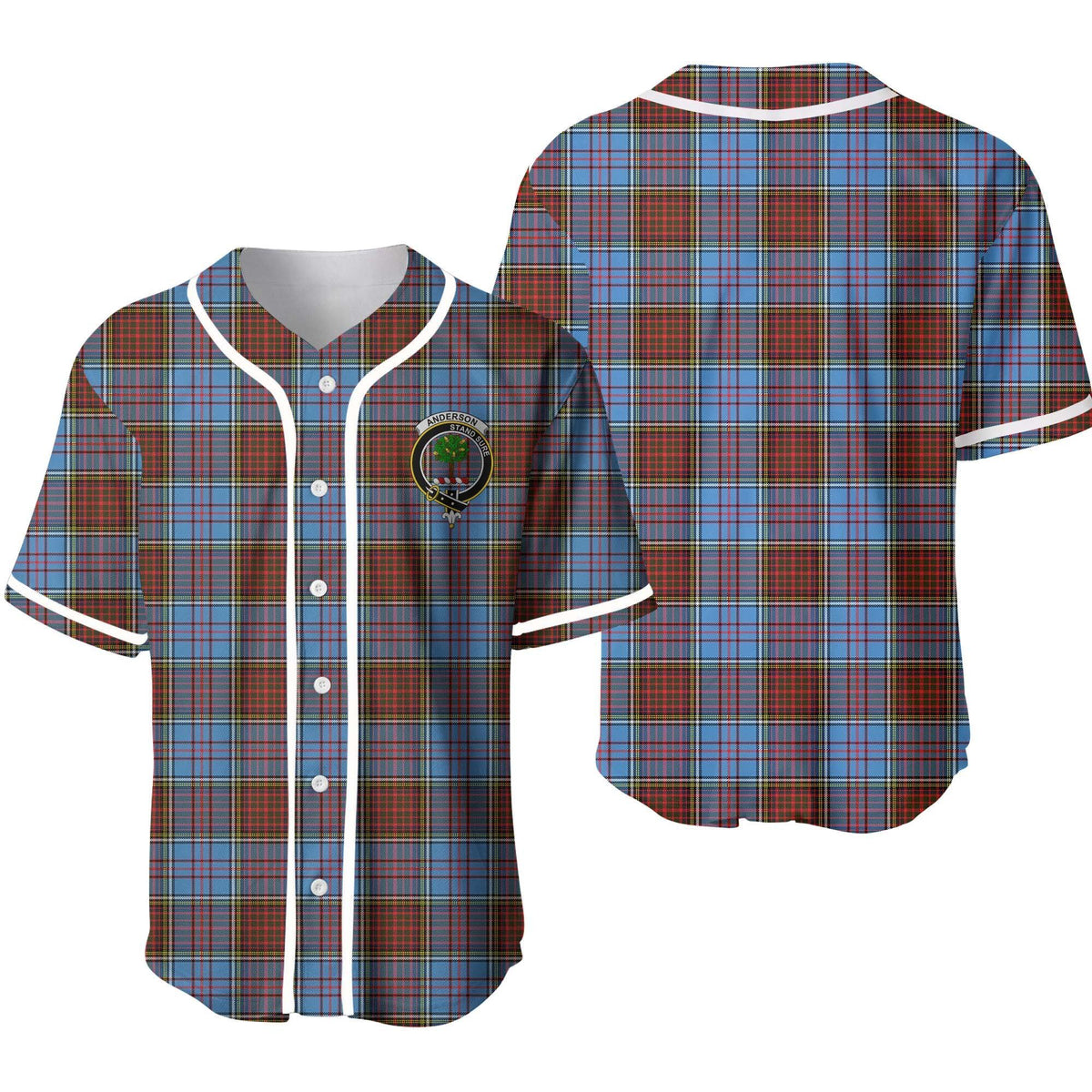 Anderson Tartan Unisex Baseball Jersey