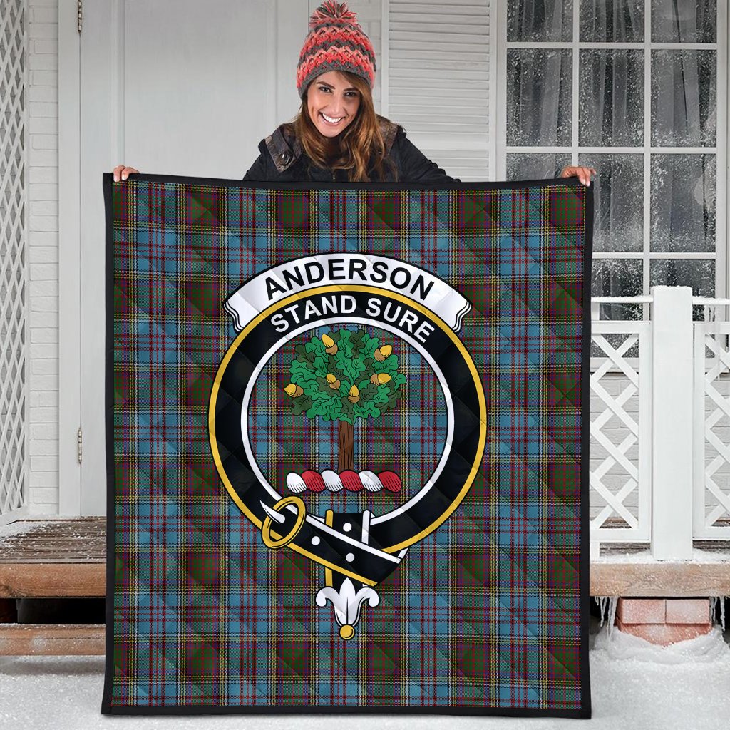 Anderson Tartan Crest Quilt