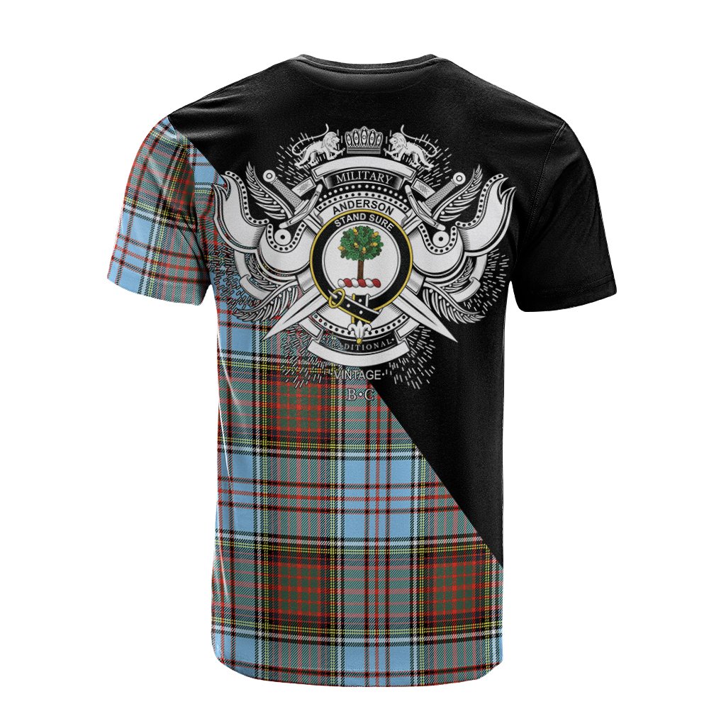 Anderson Ancient Tartan - Military T-Shirt