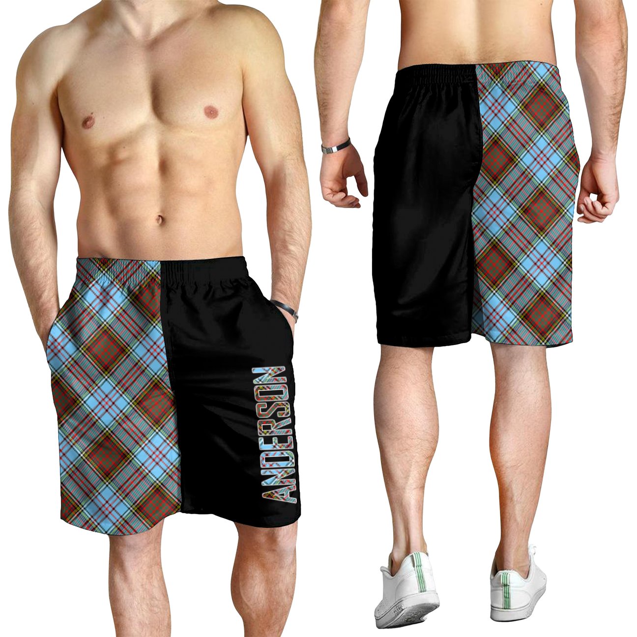 Anderson Ancient Tartan Crest Men's Short - Cross Style