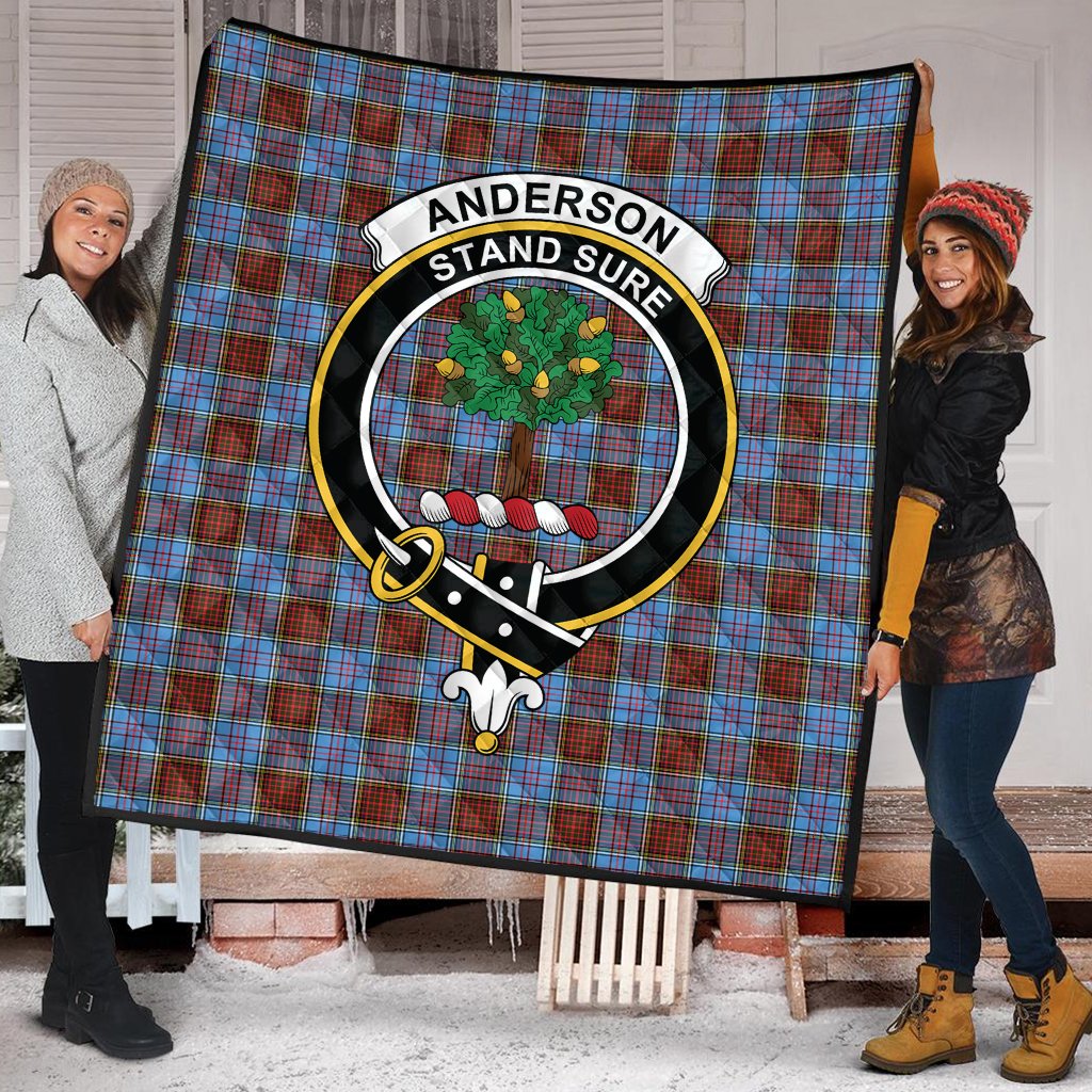 Anderson Modern Tartan Crest Quilt