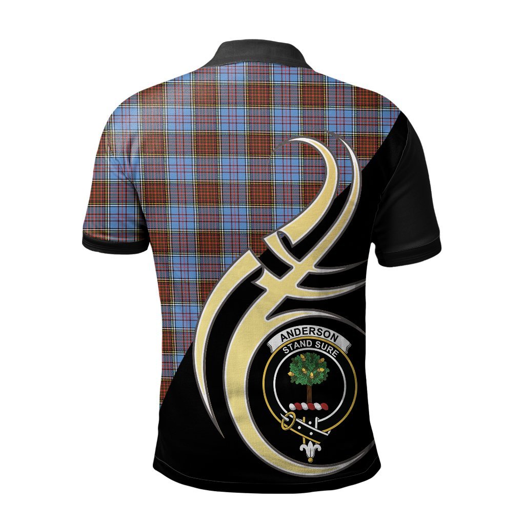 Anderson Modern Tartan Polo Shirt - Believe In Me Style