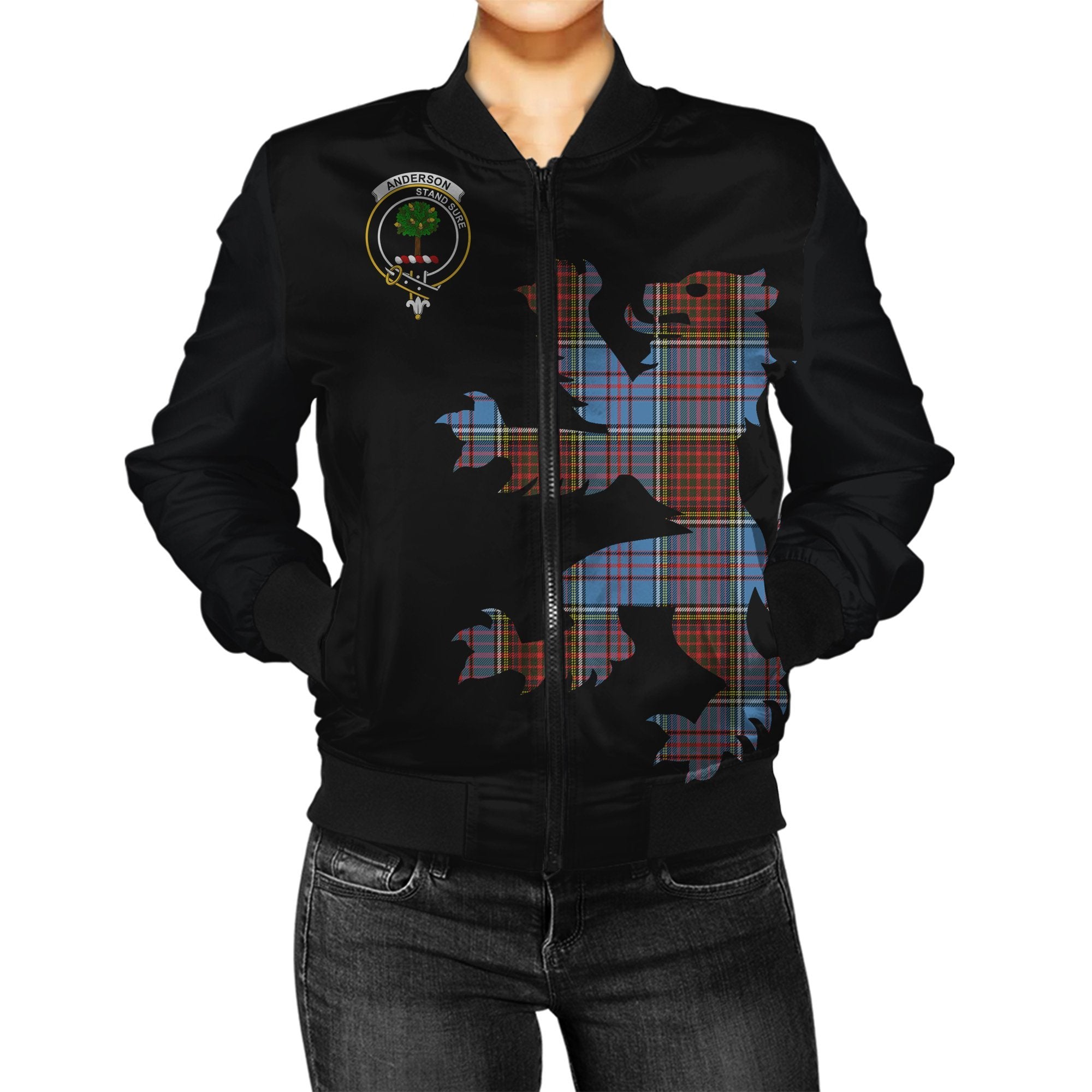 Anderson Tartan Bomber Jacket Lion & Thistle