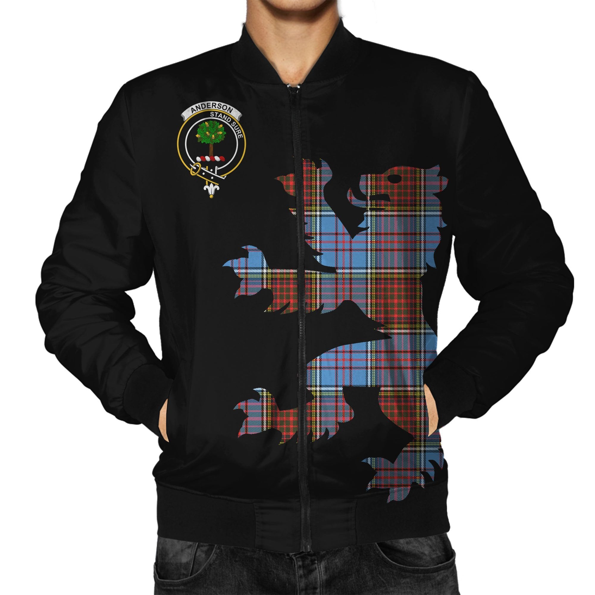 Anderson Tartan Bomber Jacket Lion & Thistle