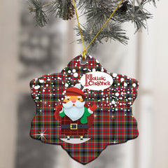 Anderson of Arbrake Tartan Christmas Ceramic Ornament - Santa Style