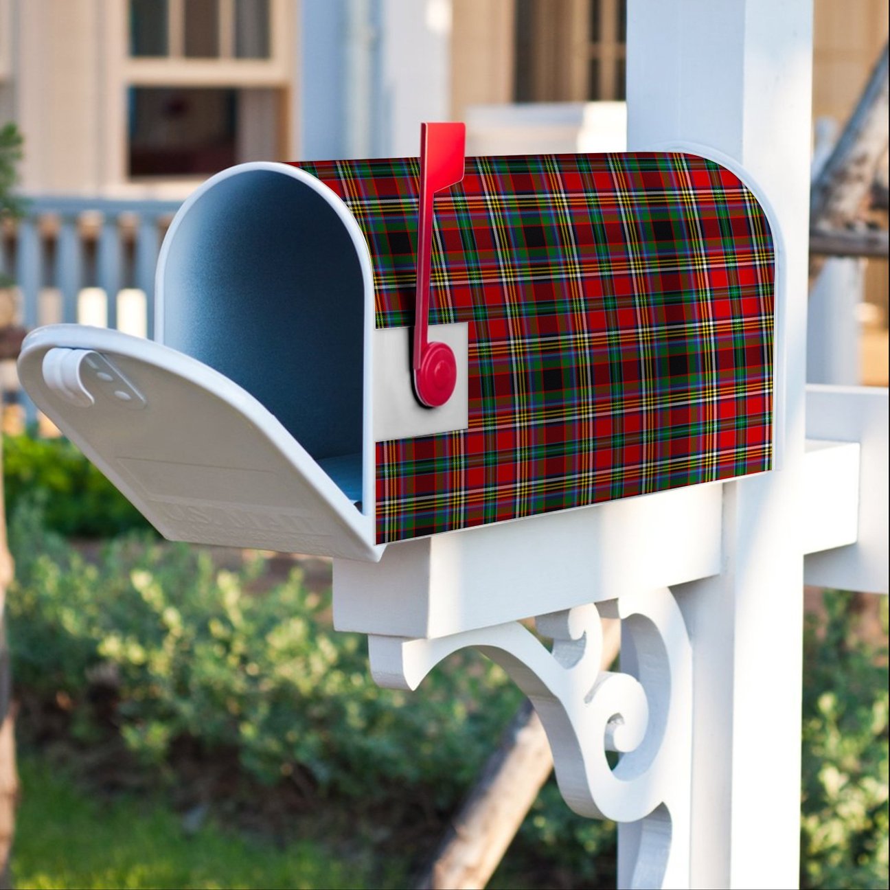 Anderson Of Arbrake Tartan Crest Mailbox