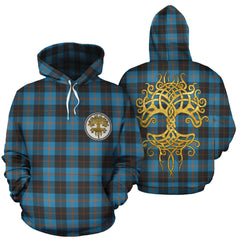 Angus Ancient Tartan Hoodie - Tree Of Life