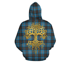 Angus Ancient Tartan Hoodie - Tree Of Life