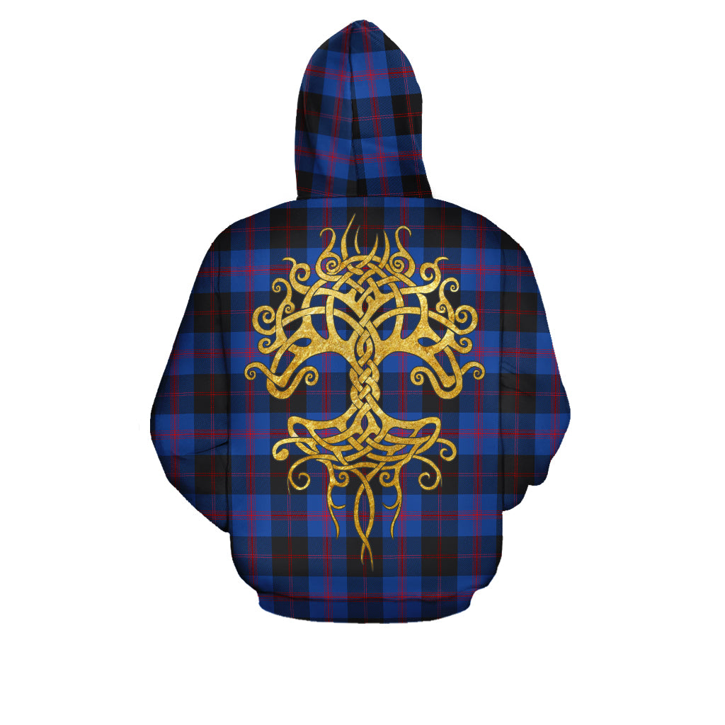 Angus Modern Tartan Hoodie - Tree Of Life