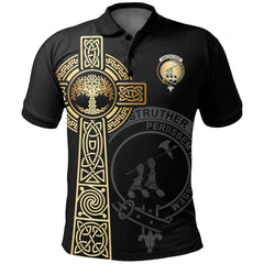 Anstruther Clan Unisex Polo Shirt - Celtic Tree Of Life