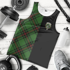 Anstruther Tartan Crest Men's Tank Top - Cross Style