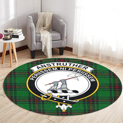 Anstruther Tartan Crest Round Rug