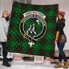 Anstruther Tartan Crest Quilt