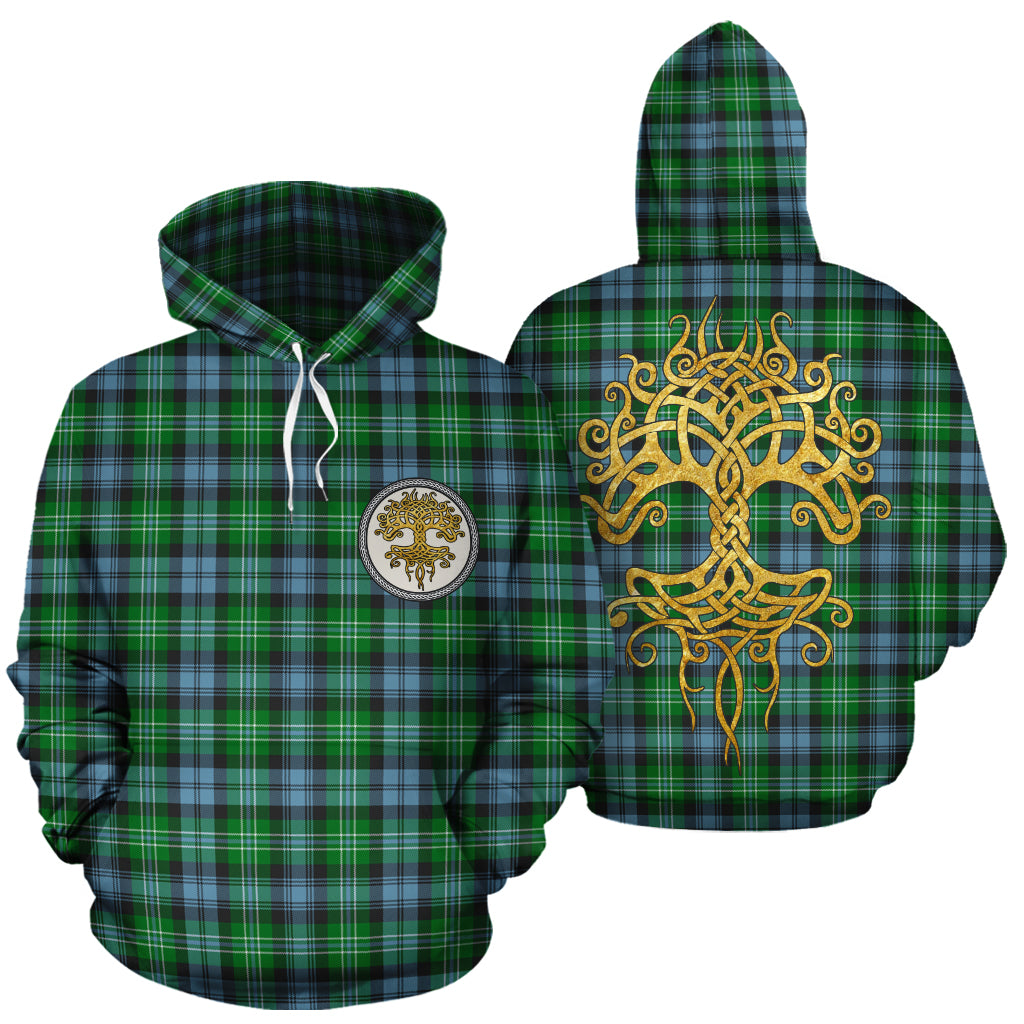 Arbuthnot Ancient Tartan Hoodie - Tree Of Life