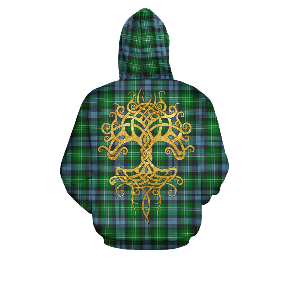 Arbuthnot Ancient Tartan Hoodie - Tree Of Life