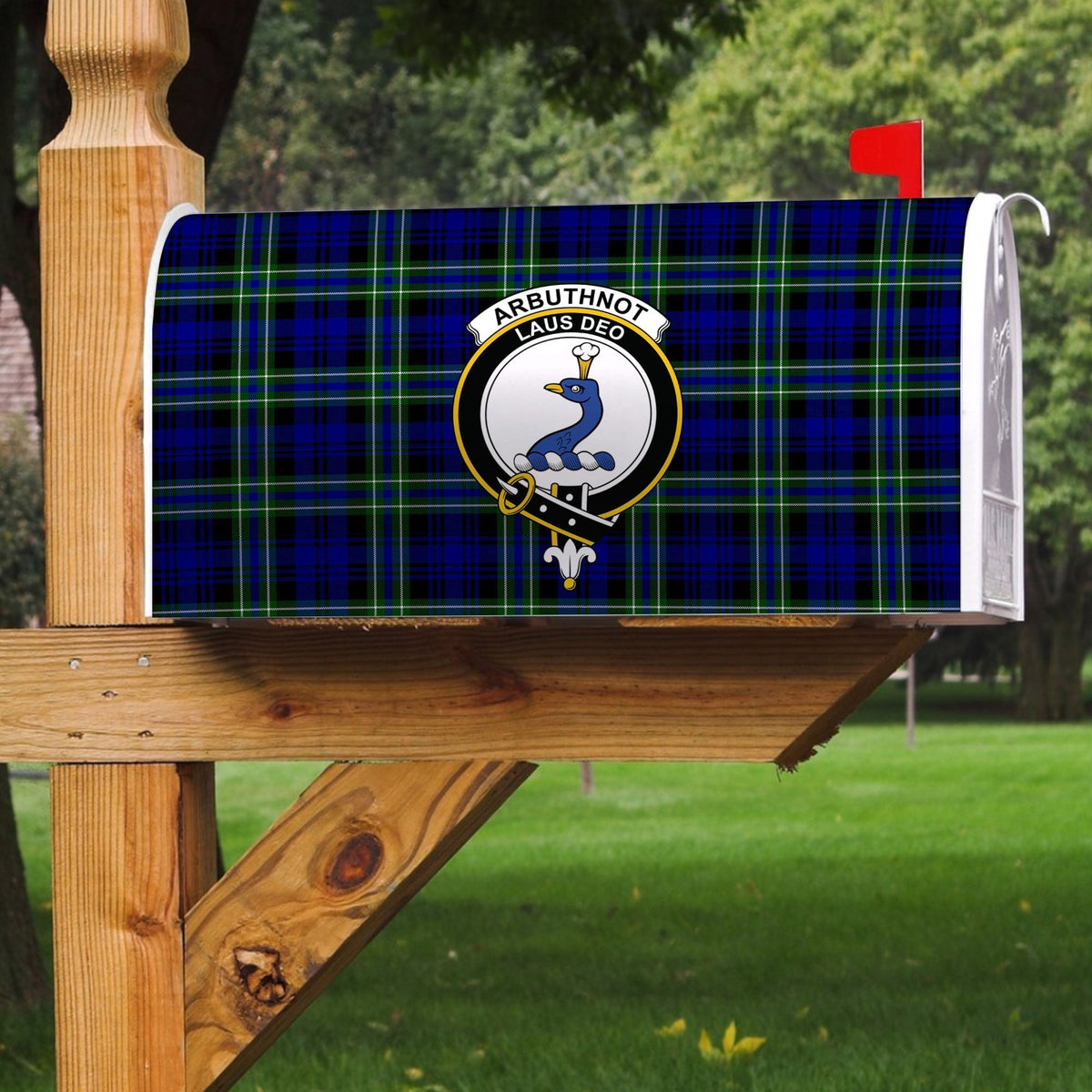 Arbuthnot Modern Tartan Crest Mailbox