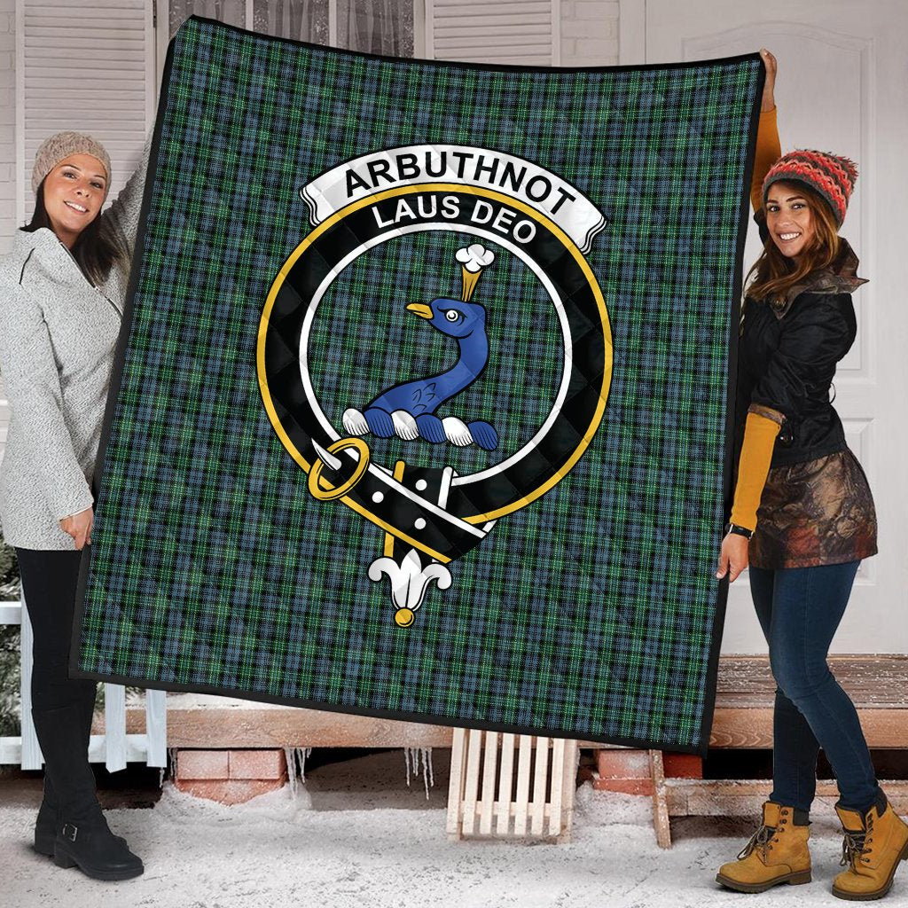 Arbuthnot Tartan Crest Quilt