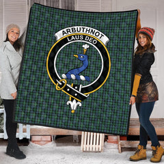 Arbuthnot Tartan Crest Quilt