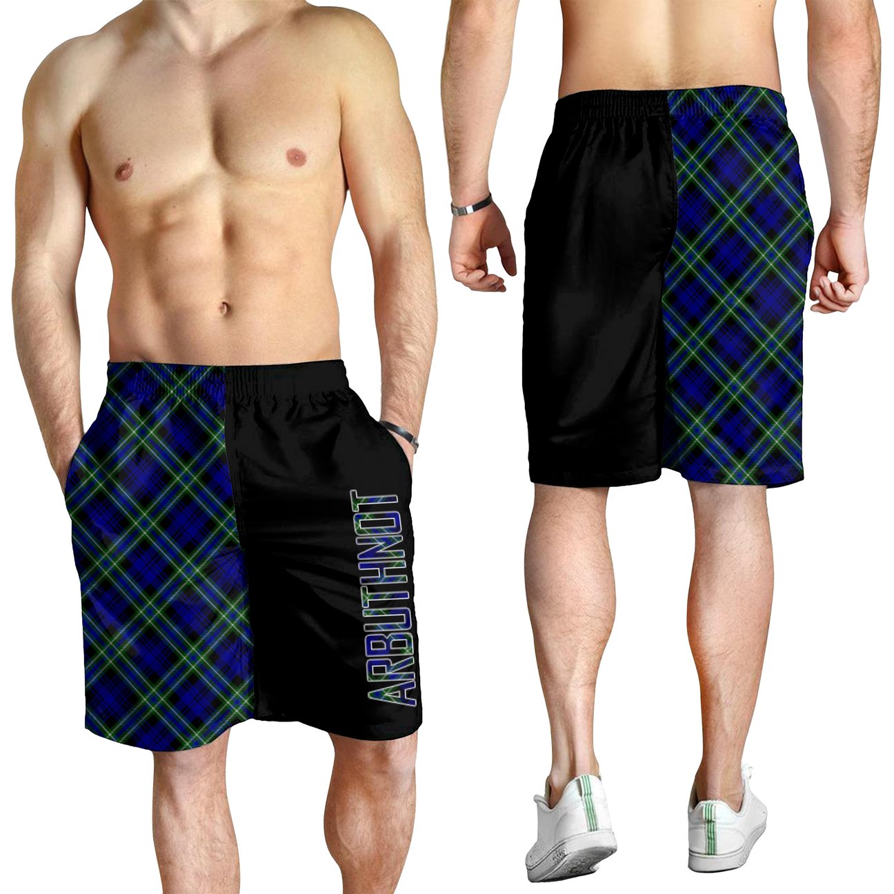 Arbuthnot Modern Tartan Crest Men's Short - Cross Style