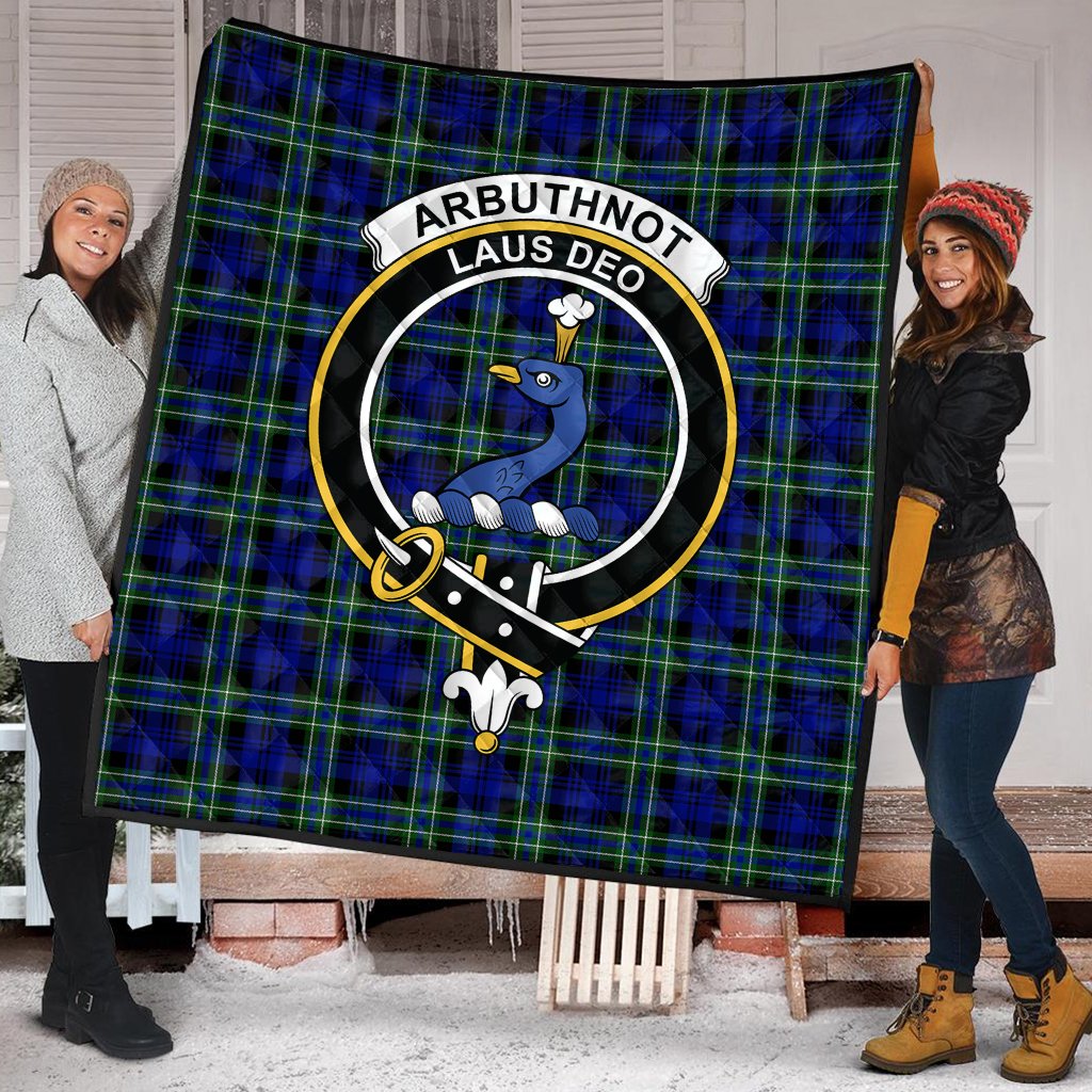 Arbuthnot Modern Tartan Crest Quilt