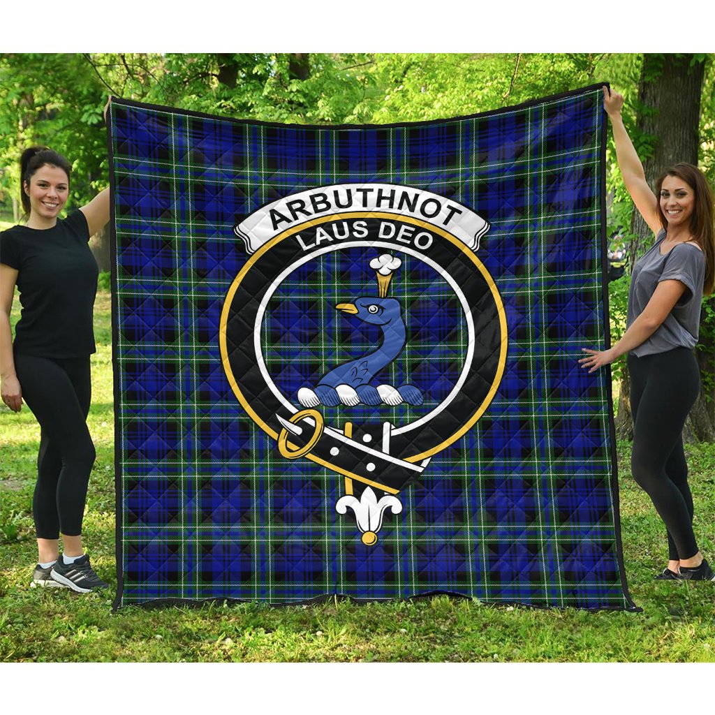 Arbuthnot Modern Tartan Crest Quilt