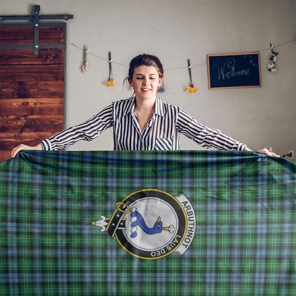 Arbuthnot Tartan Crest Tablecloth