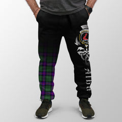 Armstrong Modern Tartan Crest Jogger Sweatpants - Alba Celtic Style