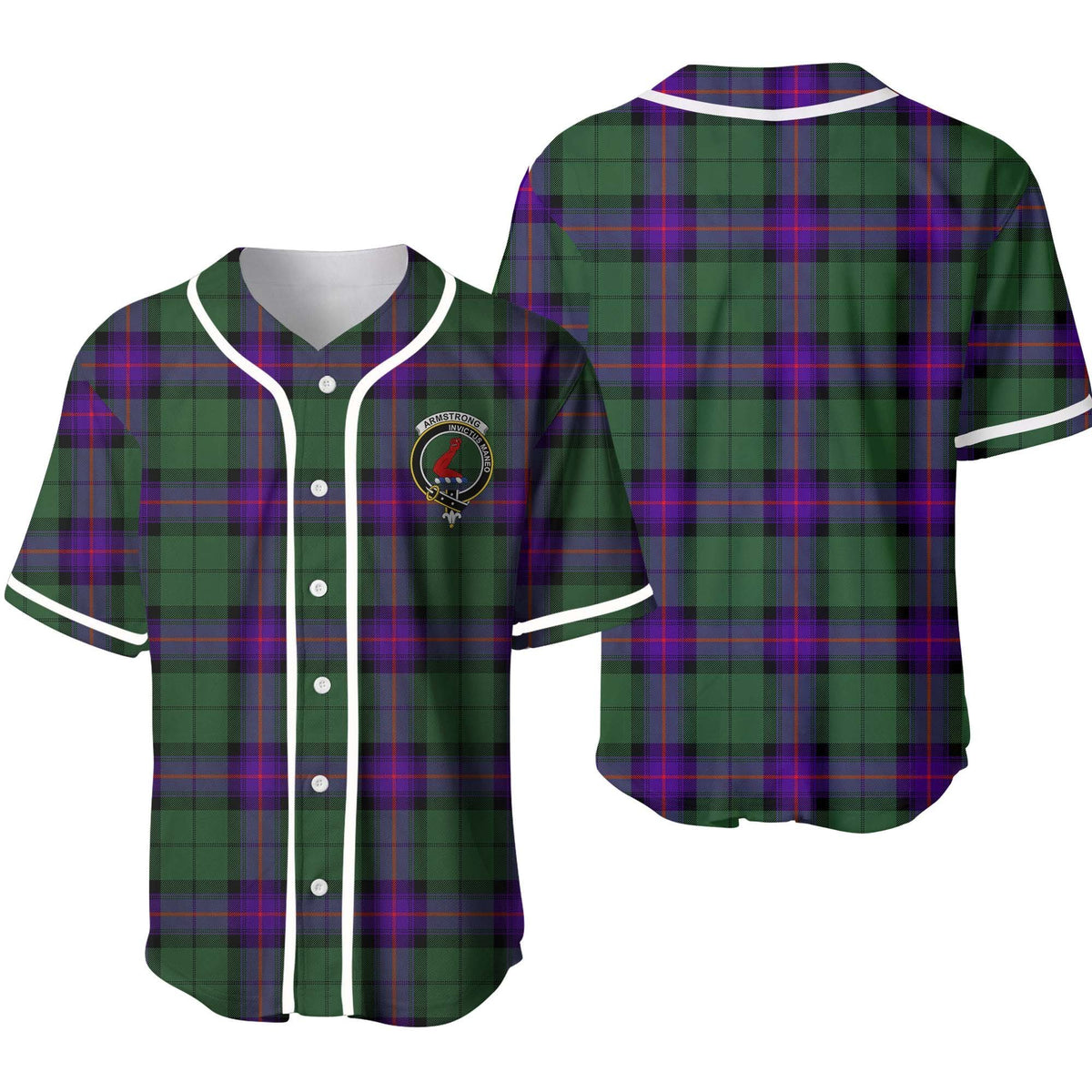 Armstrong Tartan Unisex Baseball Jersey