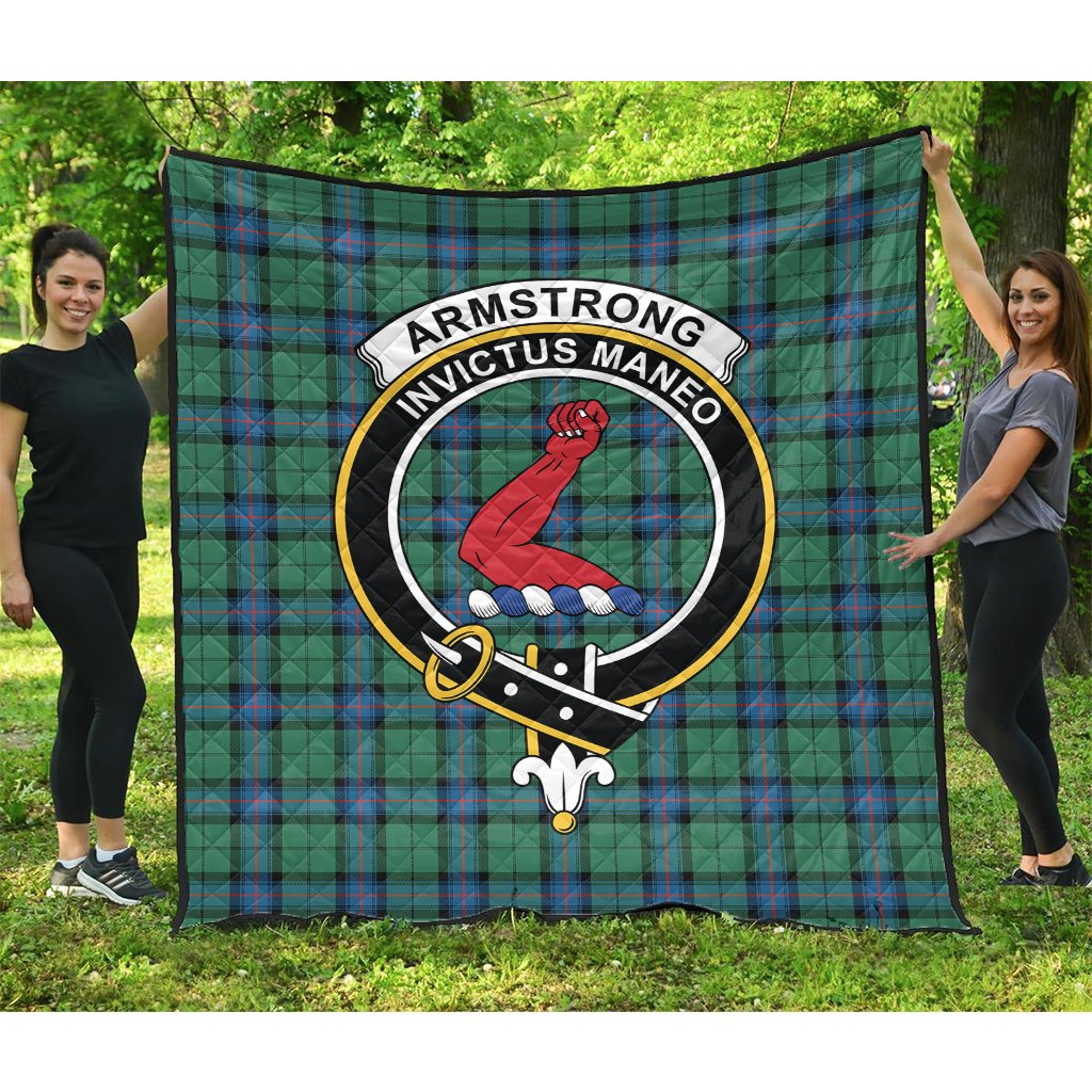 Armstrong Ancient Tartan Crest Quilt