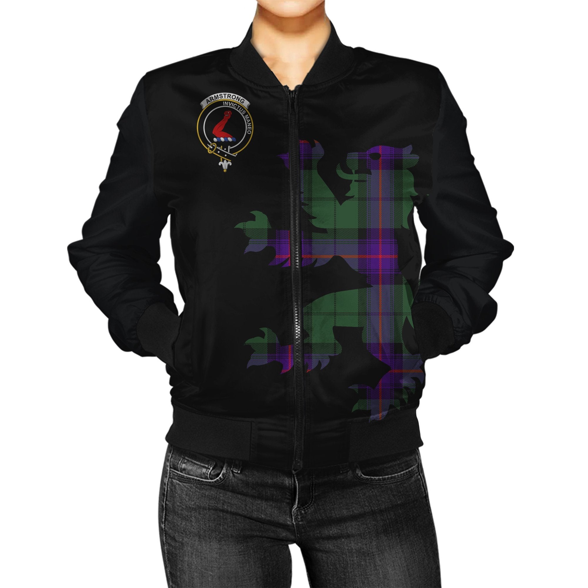 Armstrong Tartan Bomber Jacket Lion & Thistle