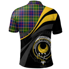 Arnott Tartan Polo Shirt - Royal Coat Of Arms Style