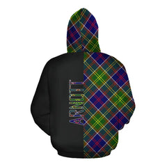 Arnott Tartan Hoodie Half of Me - Cross Style