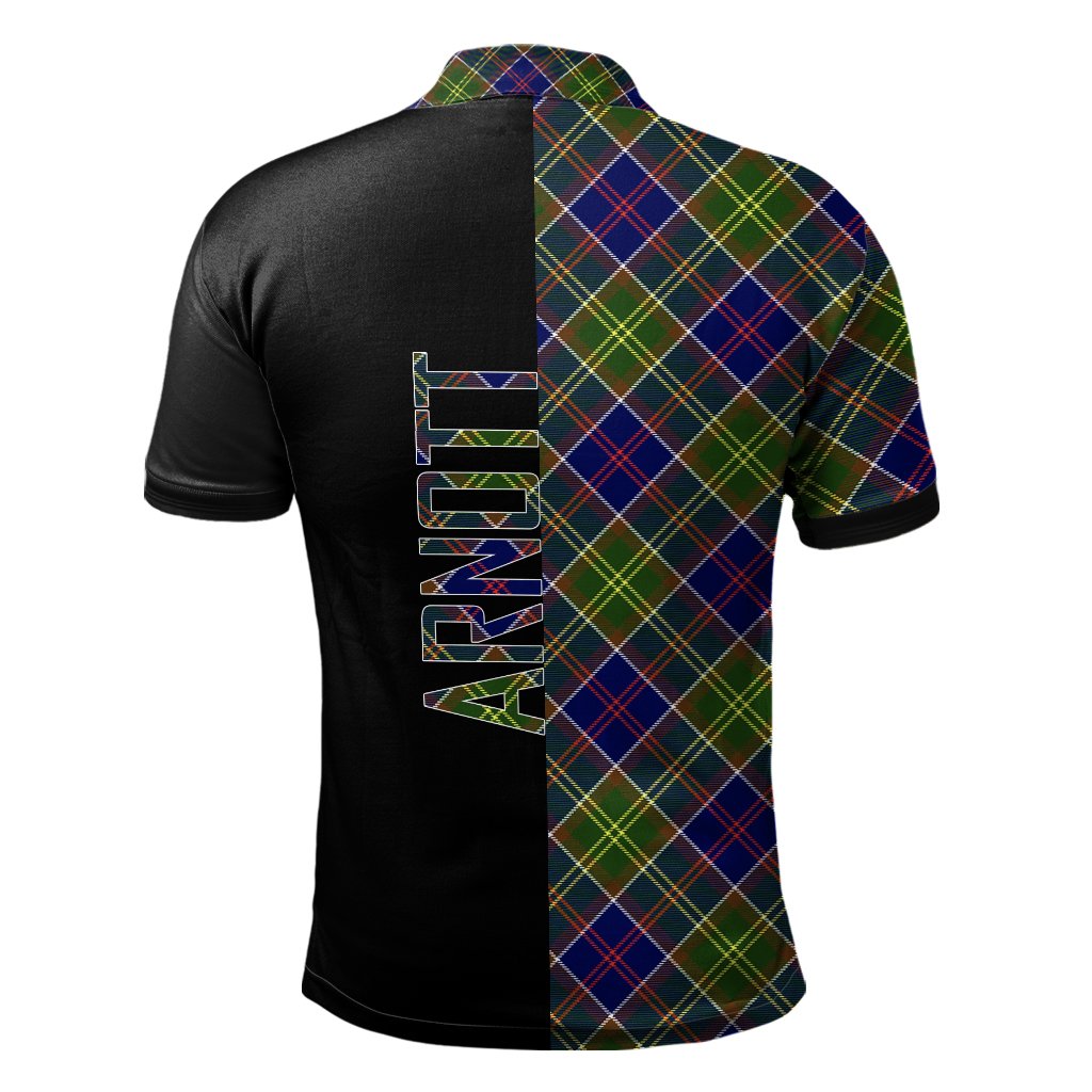 Arnott Tartan Polo Shirt Half of Me - Cross Style