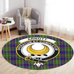 Arnott Tartan Crest Round Rug