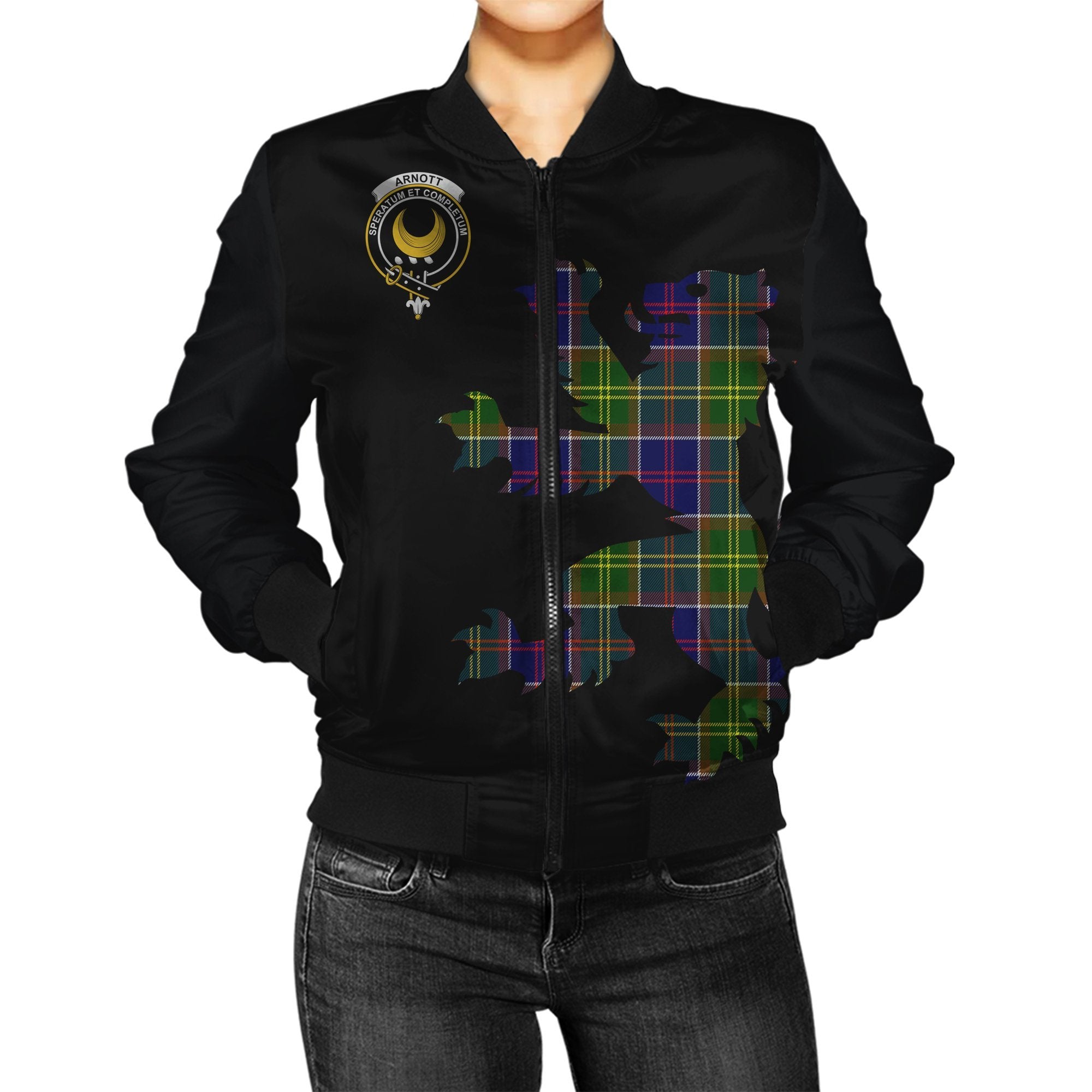 Arnott Tartan Bomber Jacket Lion & Thistle