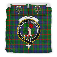 Aiton Family Tartan Crest Bedding Set