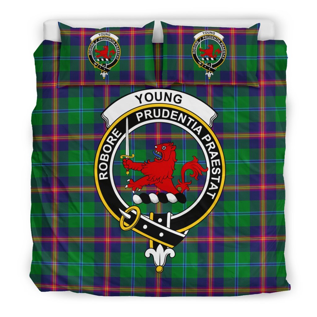 Young Family Tartan Crest Bedding Set