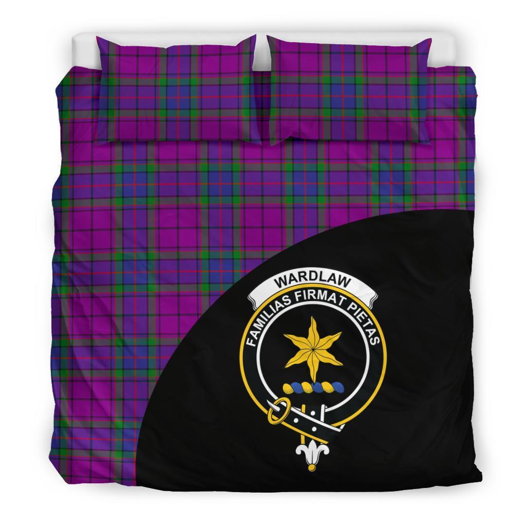 Wardlaw Modern Family Tartan Crest Wave Style Bedding Set