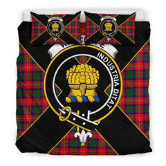 Wauchope (or Waugh) Tartan Crest Bedding Set - Luxury Style