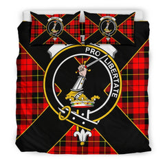 Wallace Tartan Crest Bedding Set - Luxury Style