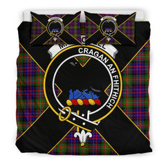 MacDonell of Glengarry Tartan Crest Bedding Set - Luxury Style