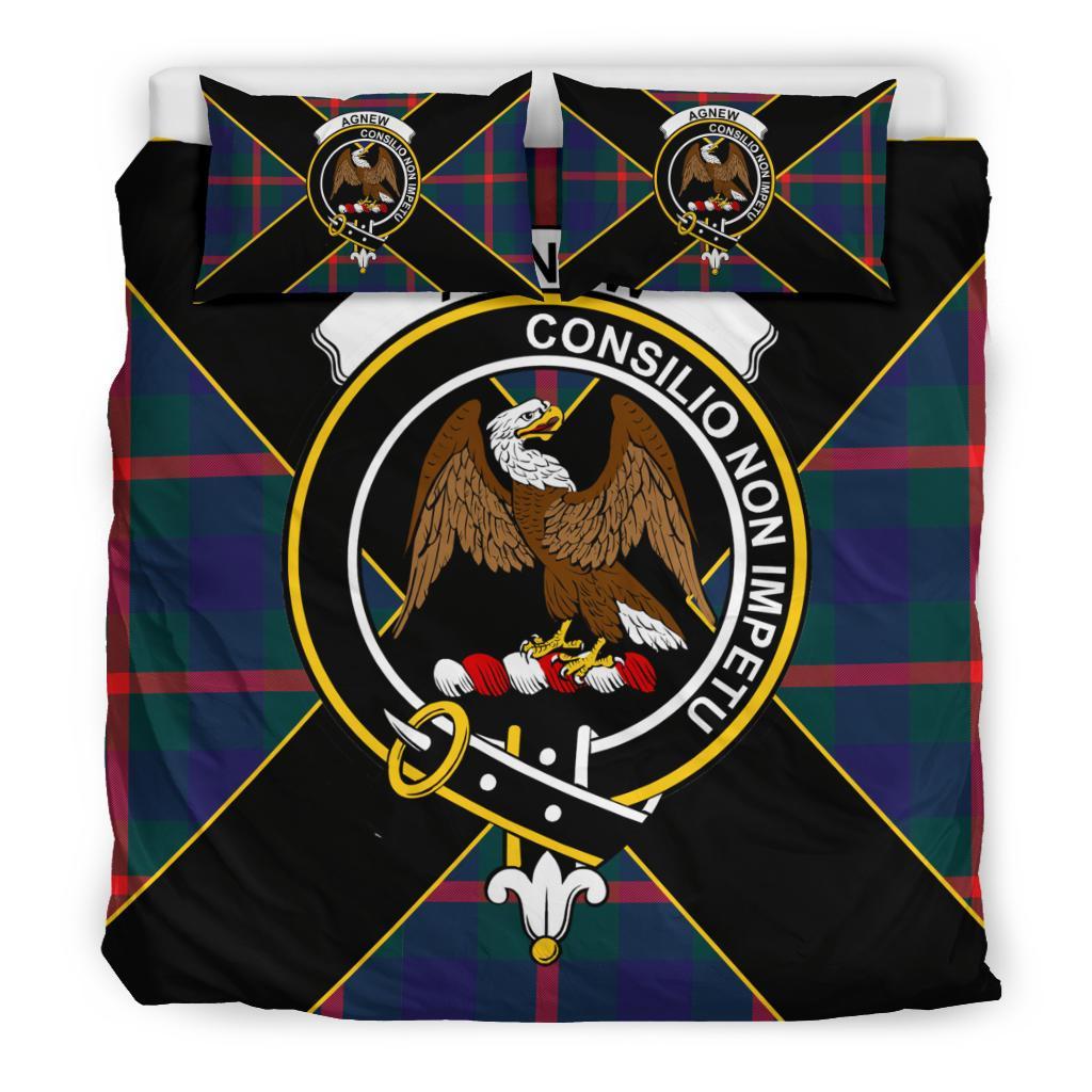 Agnew Tartan Crest Bedding Set - Luxury Style