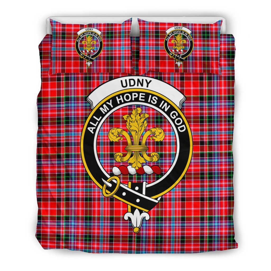 Udny Family Tartan Crest Bedding Set